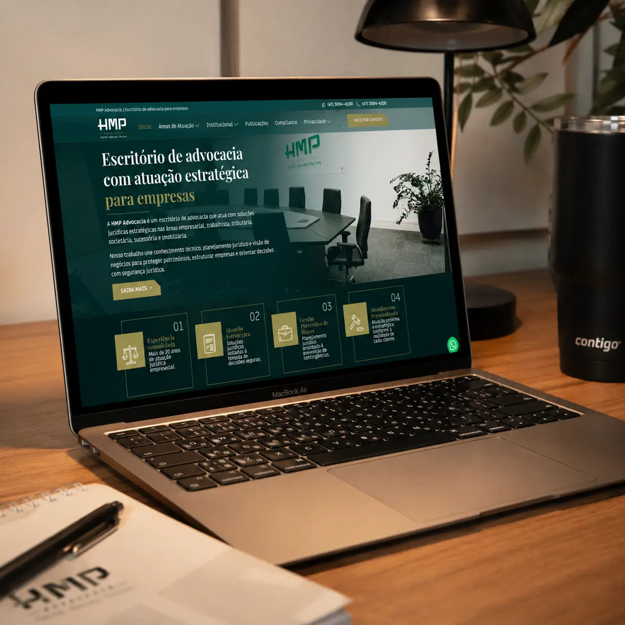Site profissional desenvolvido com o método Site Posicionado